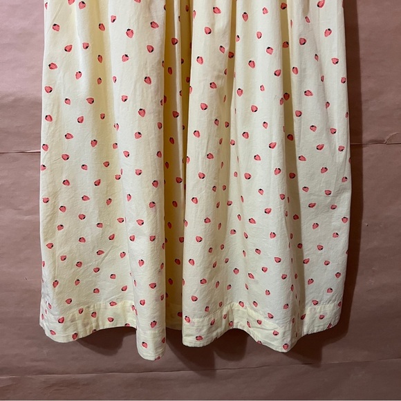 Free People | Strawberry Lemon Combo Lavender Daze Midi Dress Smocked Size S - Picture 8 of 14